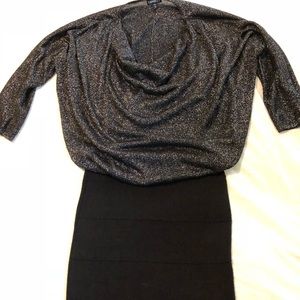 Express black party dress